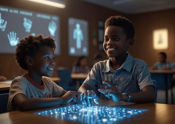 Leonardo_Lightning_XL_A_closeup_of_a_smiling_African_boy_watch_3 (1)